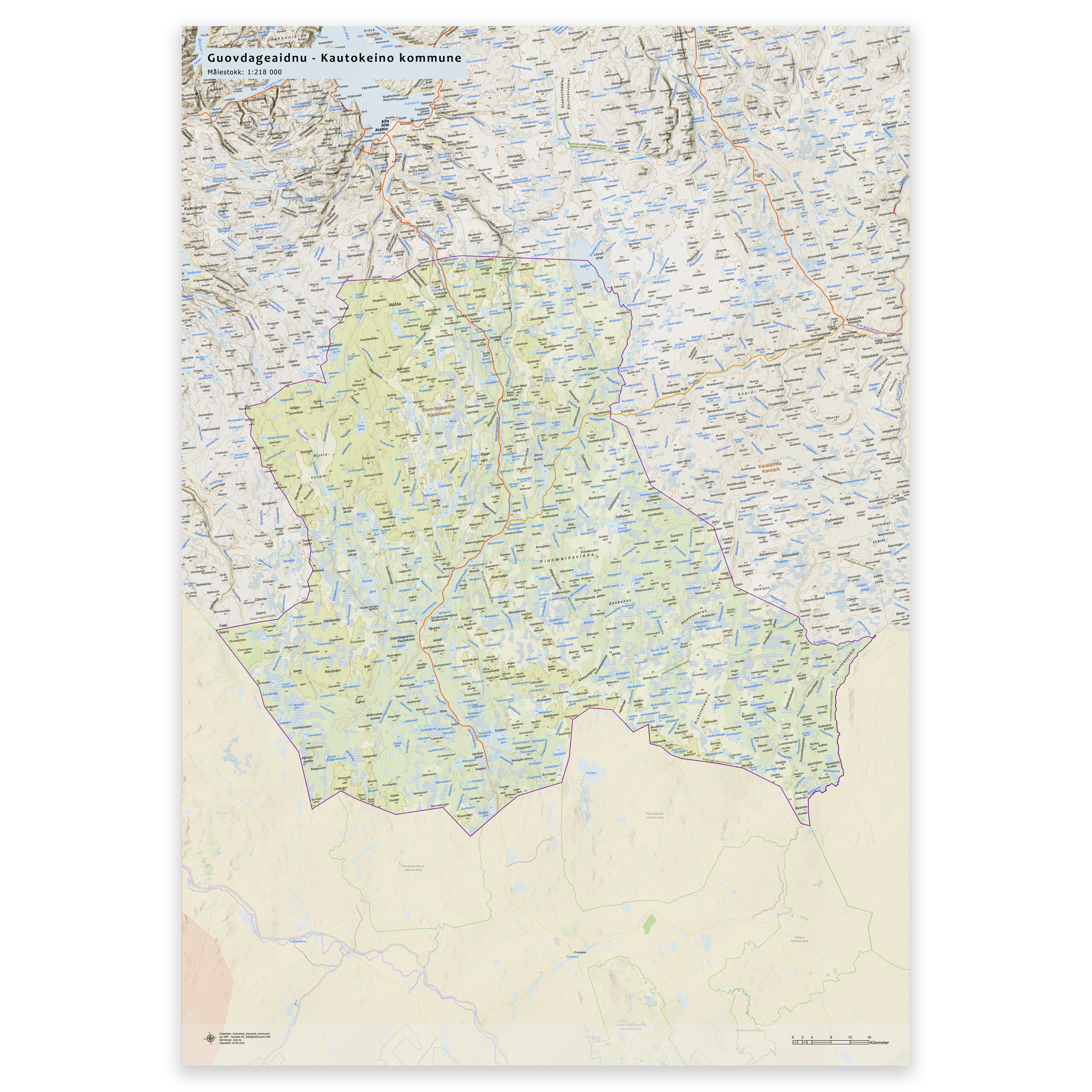 Veggkart – Kautokeino kommune - Bilde 8