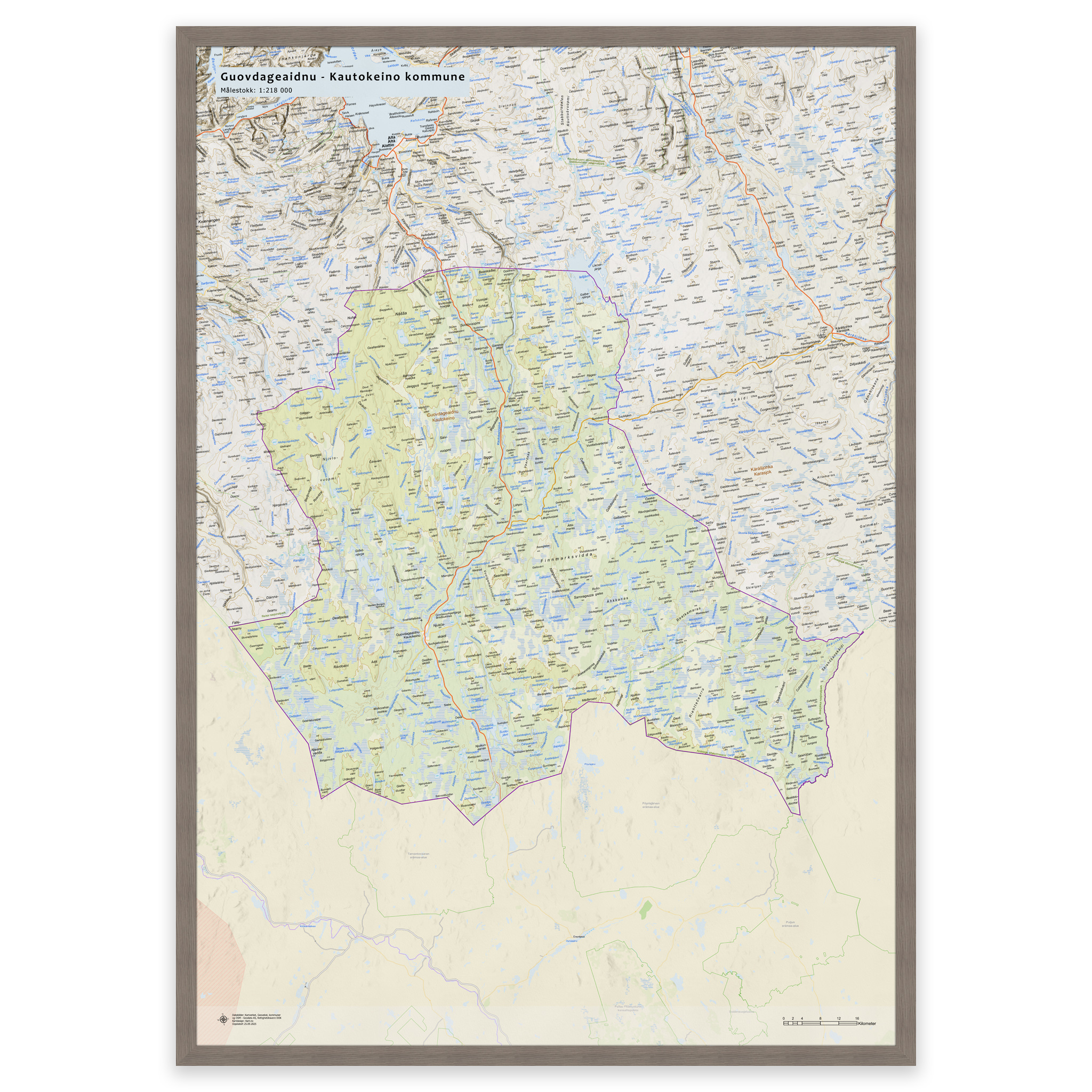 Veggkart – Kautokeino kommune - Bilde 6