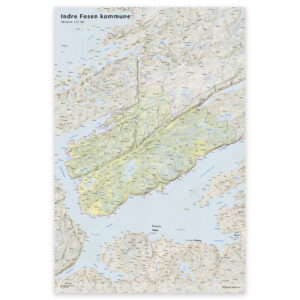 Kommunekart Indre Fosen