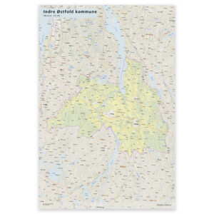 Kommunekart Indre Østfold