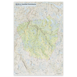 Kommunekart Midtre Gauldal