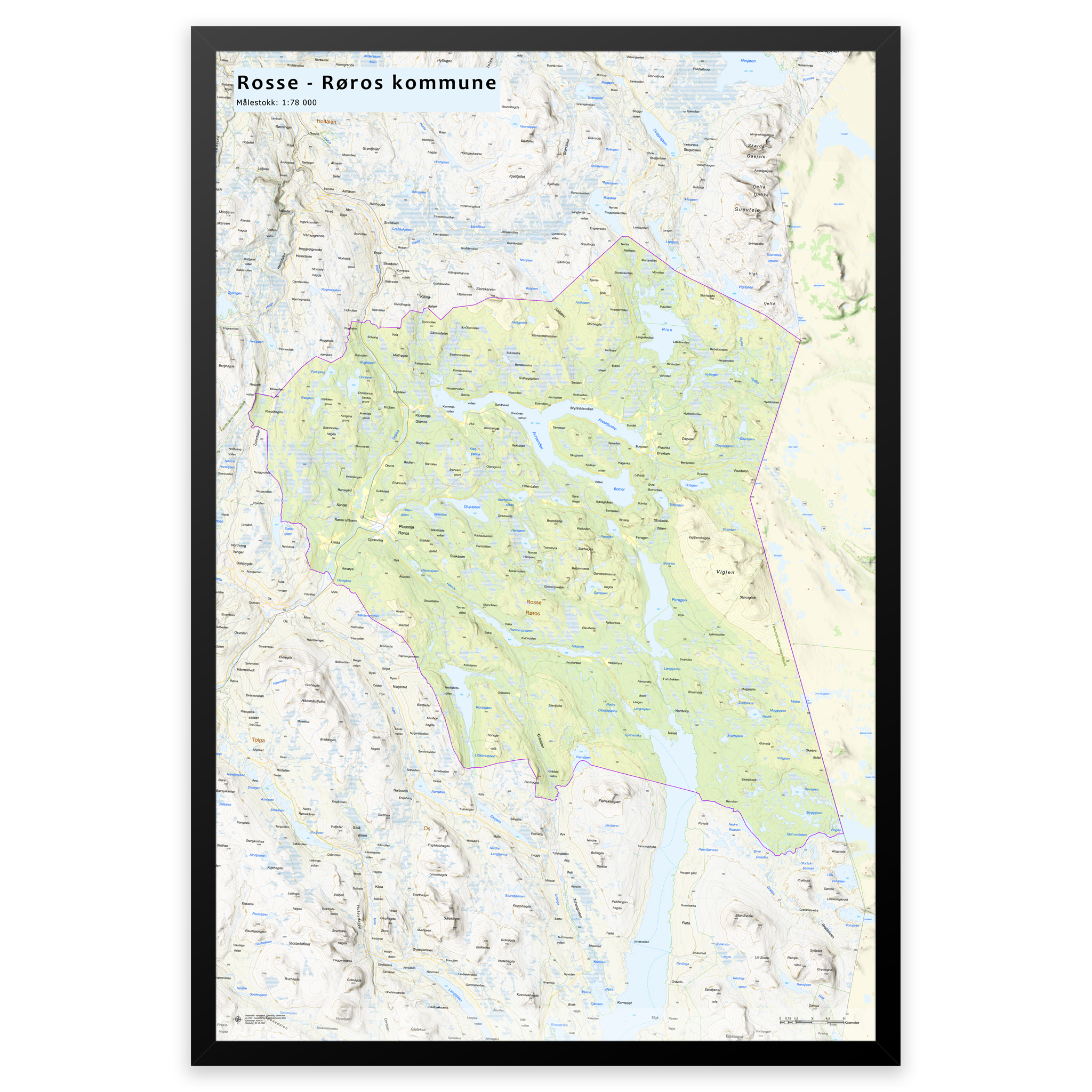 Veggkart – Røros kommune - Bilde 2