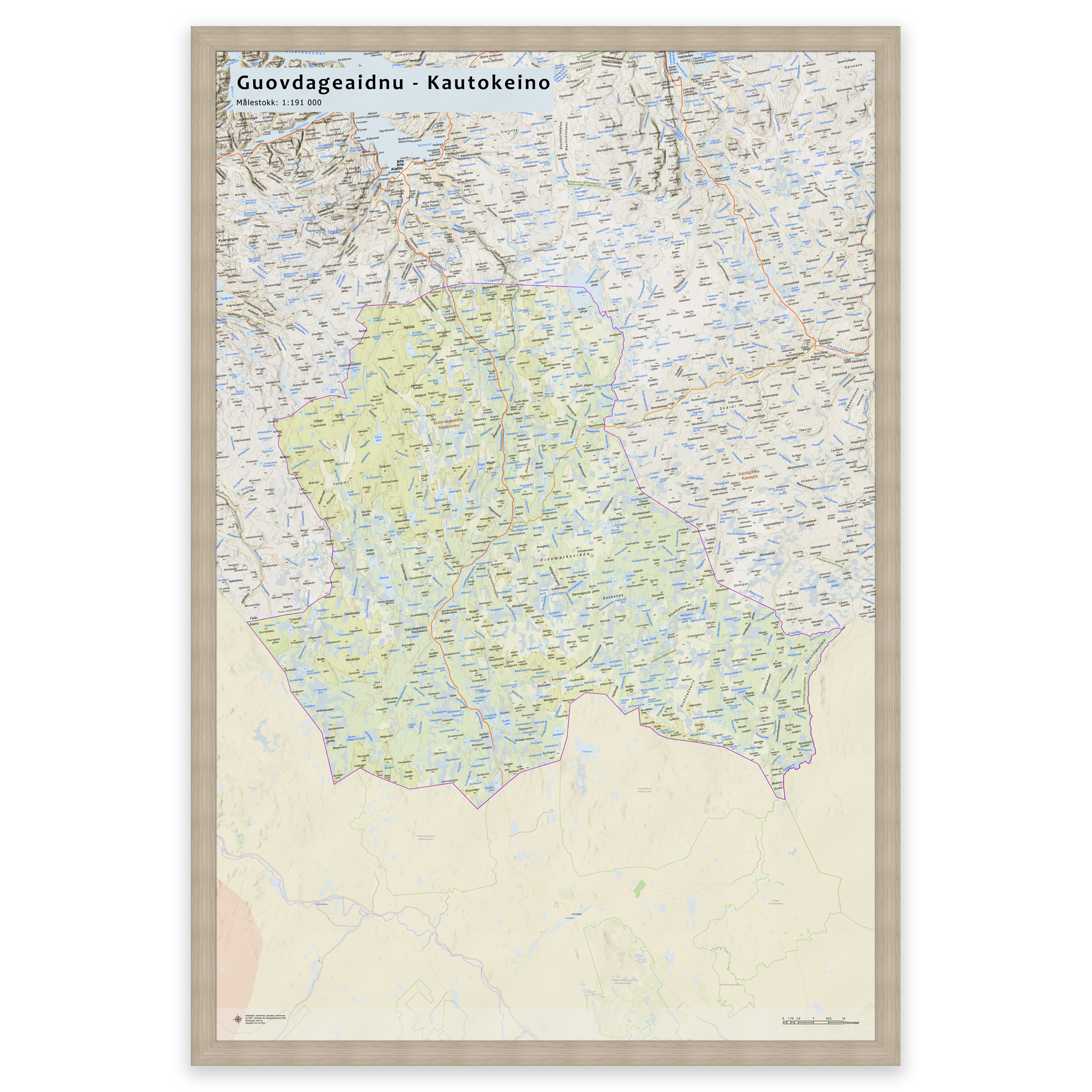 Veggkart – Kautokeino kommune - Bilde 4