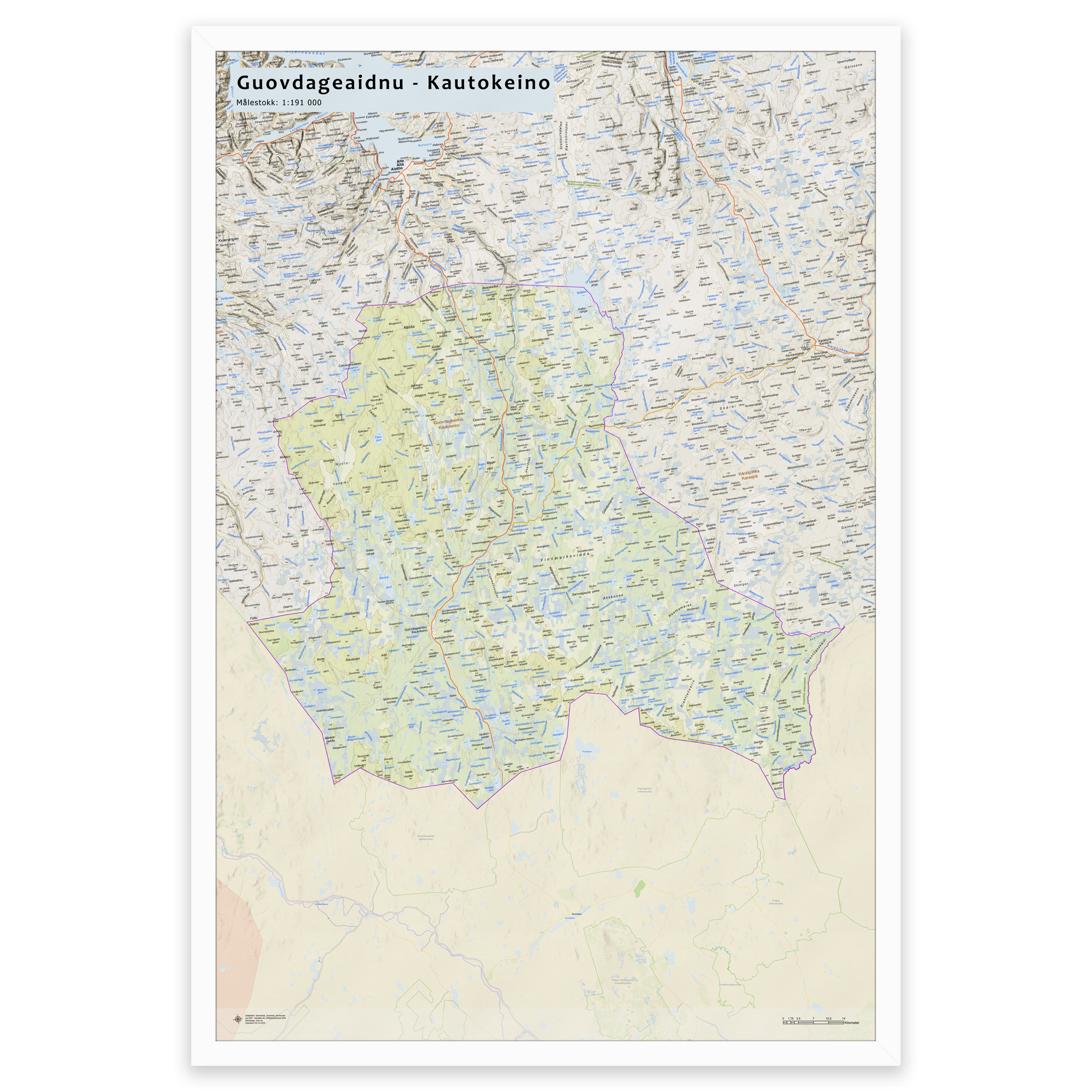 Veggkart – Kautokeino kommune - Bilde 2
