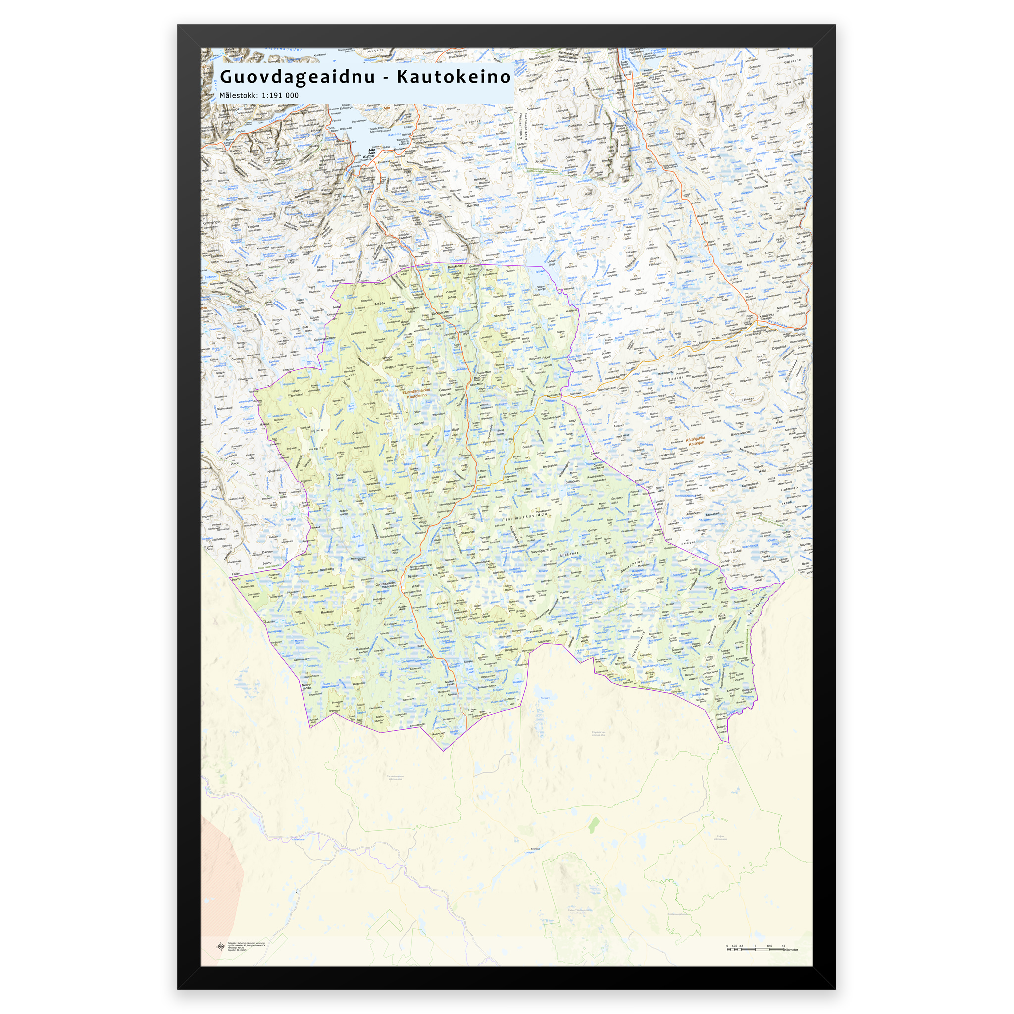 Veggkart – Kautokeino kommune - Bilde 3