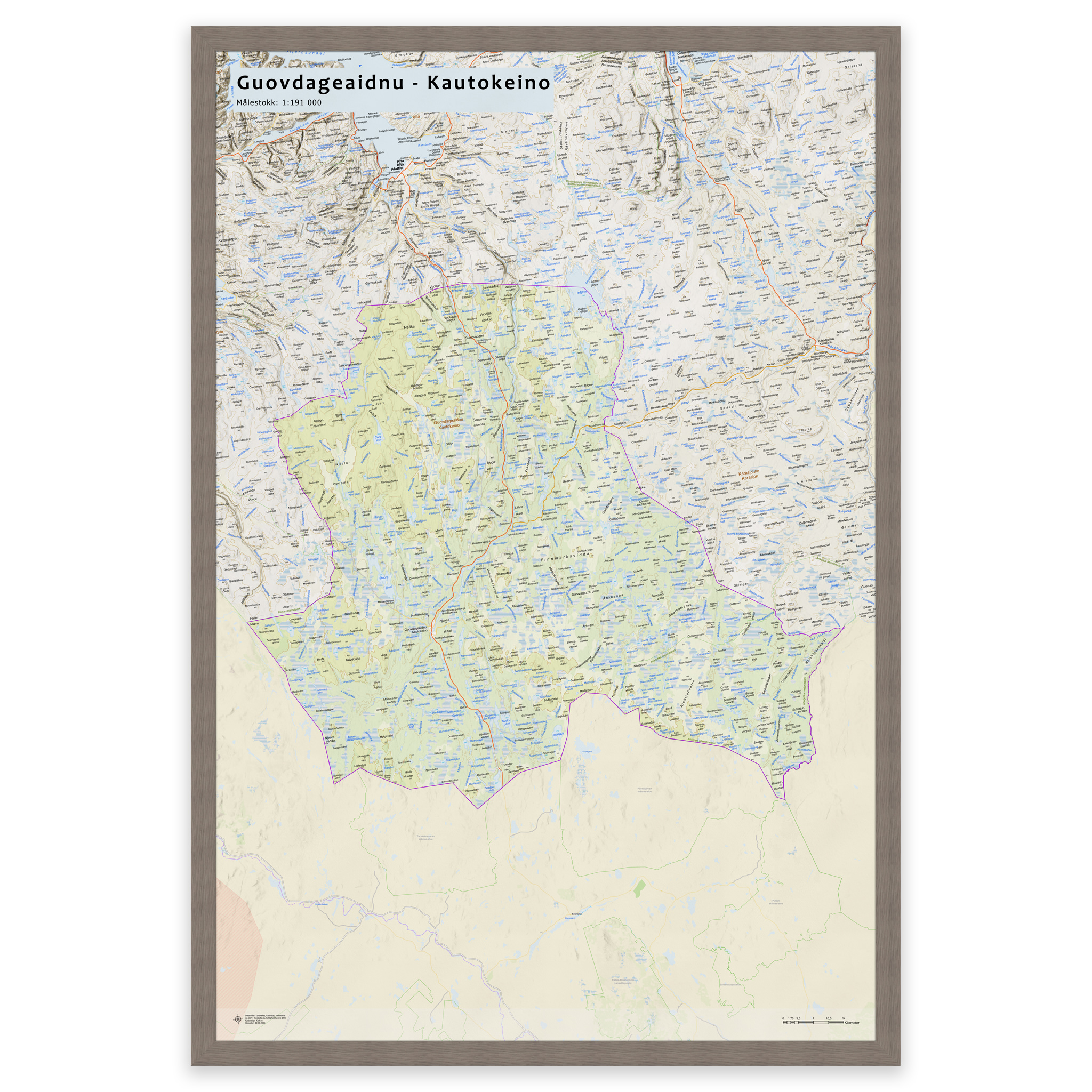 Veggkart – Kautokeino kommune - Bilde 5