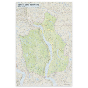 Kommunekart Søndre Land
