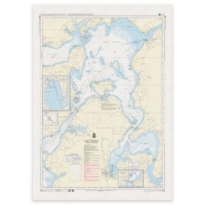 Offisielt sjøkart Denmark Chart 109 Limfjorden Mors Løgstør 1:65 000 INT 1449