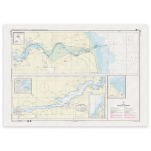 Offisielt sjøkart Denmark Chart 110 Kattegat Mariager Fjord 1:30 000