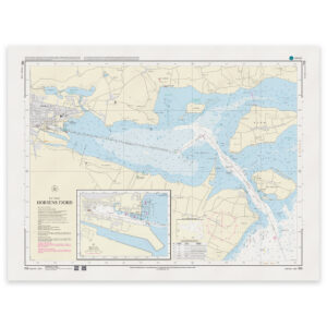 Offisielt sjøkart Denmark Chart 113 Kattegat Horsens Fjord 1:25 000