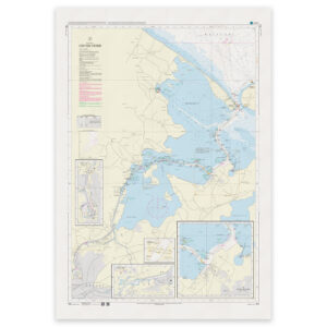 Offisielt sjøkart Denmark Chart 115 Kattegat Odense Fjord 1:20 000