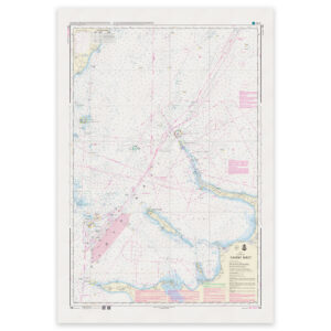 Offisielt sjøkart Denmark Chart 128 Kattegat Samsø Bælt 1:75 000 INT 1379