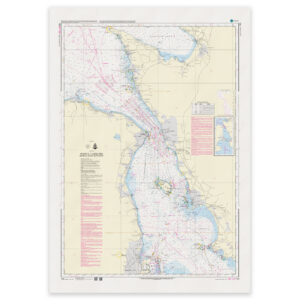 Offisielt sjøkart Denmark Chart 131 Sundet nordlige del 1:75 000
