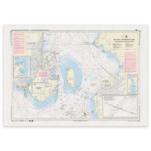 Offisielt sjøkart Denmark Chart 133 Sundet midterste del 1:50 000 INT 1333