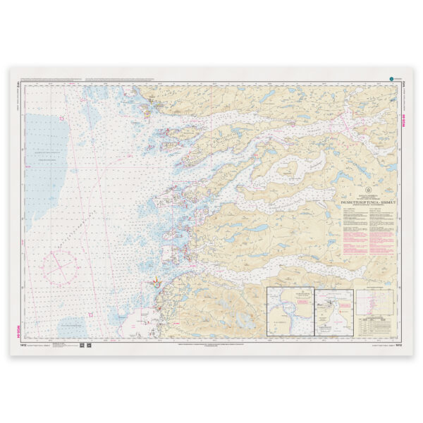 Greenland Chart 1412 Inussuttusup Tunua - Sisimiut (Anders Olsen Sund ...