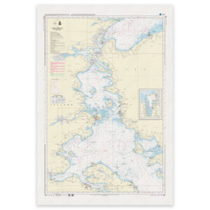 Offisielt sjøkart Denmark Chart 151 Lillebælt nordlige del 1:75 000 INT 1375
