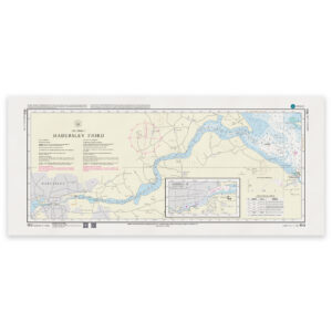 Offisielt sjøkart Denmark Chart 153 Haderslev Fjord 1:25 000