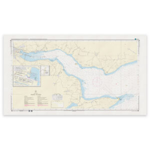Offisielt sjøkart Denmark Chart 157 Vejle Fjord 1:25 000
