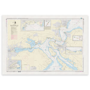 Offisielt sjøkart Denmark Chart 158 Snævringen og Kolding Fjord 1:25 000 INT 1376