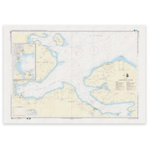 Offisielt sjøkart Denmark Chart 159 Aabenraa Fjord 1:25 000 INT 1374