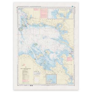Offisielt sjøkart Denmark Chart 160 Smålandsfarvandet vestlige del 1:75 000