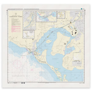 Offisielt sjøkart Denmark Chart 164 Karrebæk Fjord 1:16 000