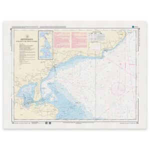 Offisielt sjøkart Denmark Chart 190 Faxe Bugt og Præstø Fjord 1:50 000