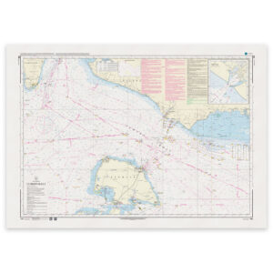 Offisielt sjøkart Denmark Chart 196 Østersøen Femern Bælt 1:75 000