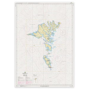 Offisielt sjøkart Chart 81 Færøyene 1:200 000