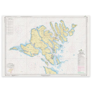 Offisielt sjøkart Chart 82 Færøyene nordlige del