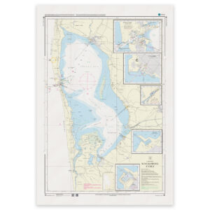 Offisielt sjøkart Denmark Chart 99 Ringkøbing Fjord 1:50 000