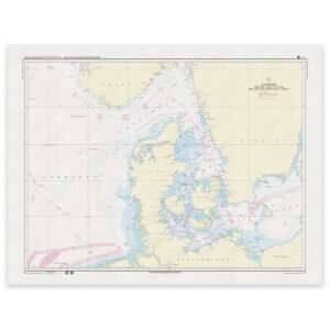 Offisielt sjøkart Denmark Chart C Danmark med omgivende farvande 1:850 000