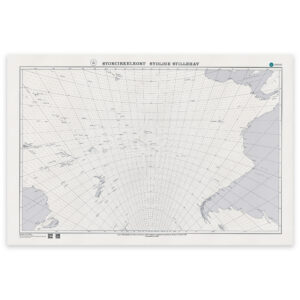 Offisielt storcirkelkart SC-S fra Geodatastyrelsen
