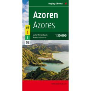 Veikart over Azorene i målestokk 1:50 000