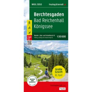 Turkart over Berchtesgaden fra freytag & berndt