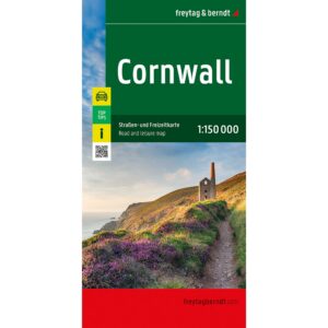 Veikart over Cornwall fra freytag & berndt