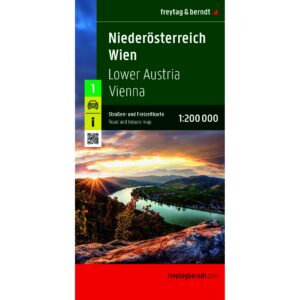 Veikart over Nedre Østerrike og Wien fra freytag & berndt