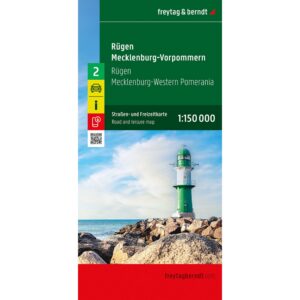Veikart over Rügen og Mecklenburg-Vorpommern fra freytag & berndt