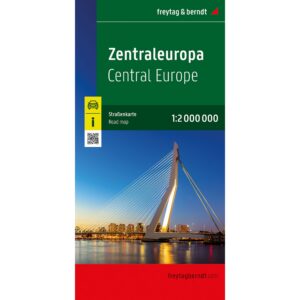 Forside av Sentral-Europa veikart 1:2 000 000