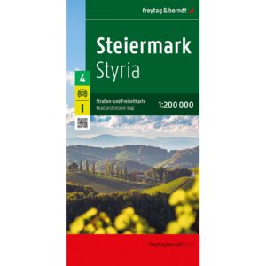 Veikart over Steiermark fra freytag & berndt