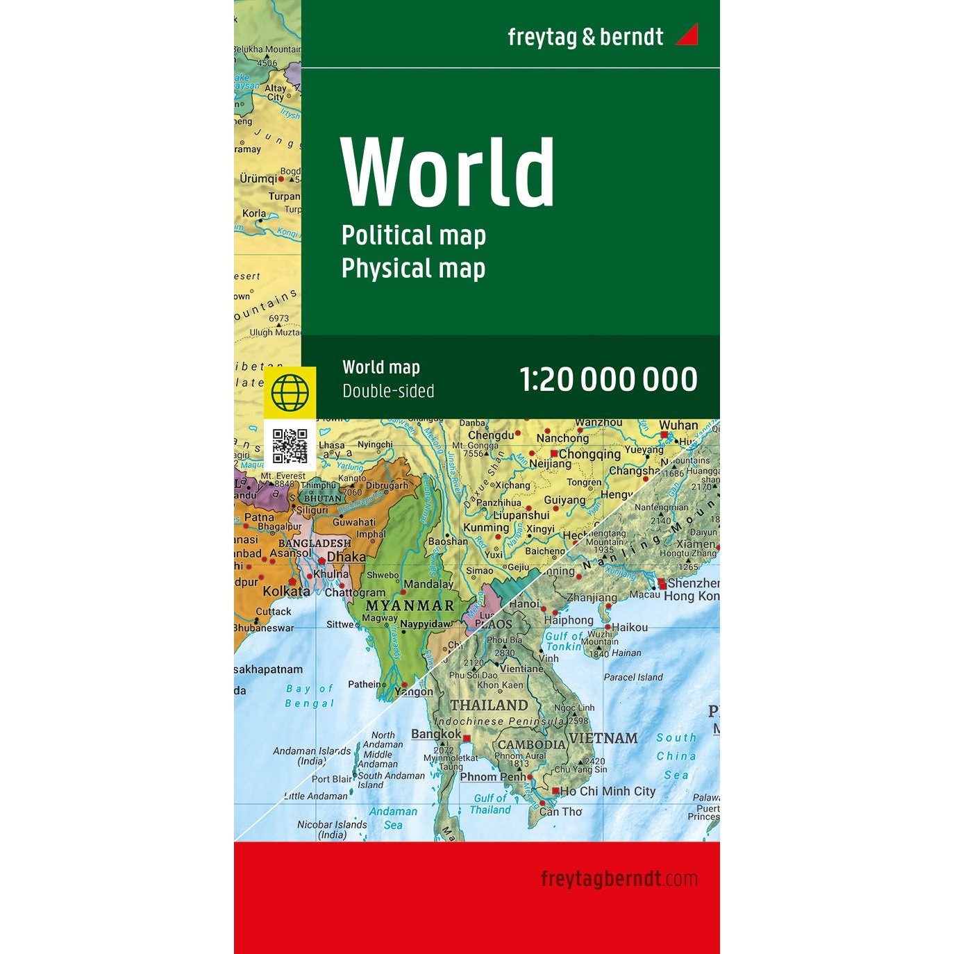 Veikart over verden fra freytag & berndt