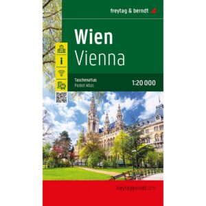 Byatlas over Wien fra freytag & berndt