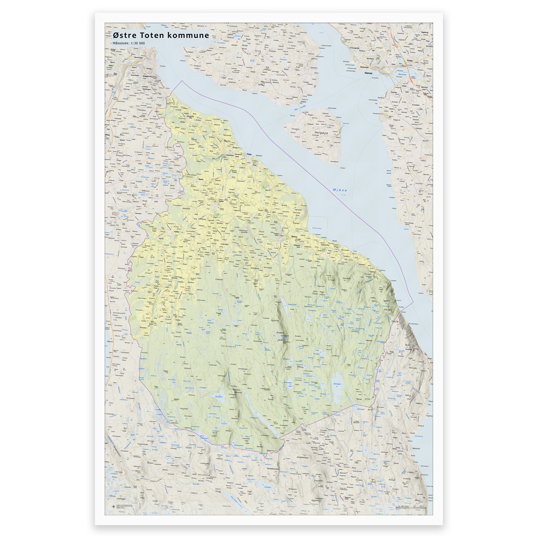 Veggkart – Østre Toten kommune - Bilde 25