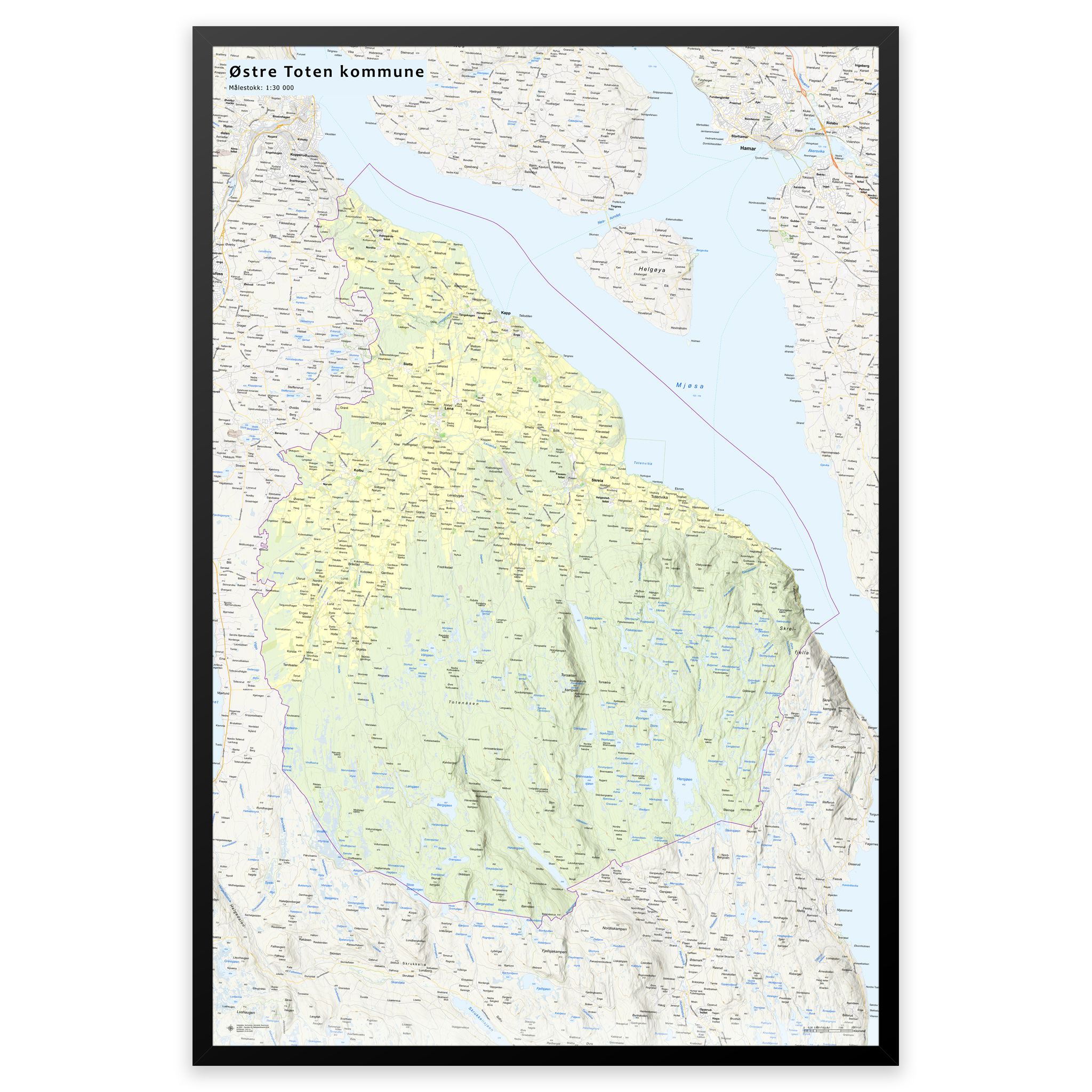 Veggkart – Østre Toten kommune - Bilde 23