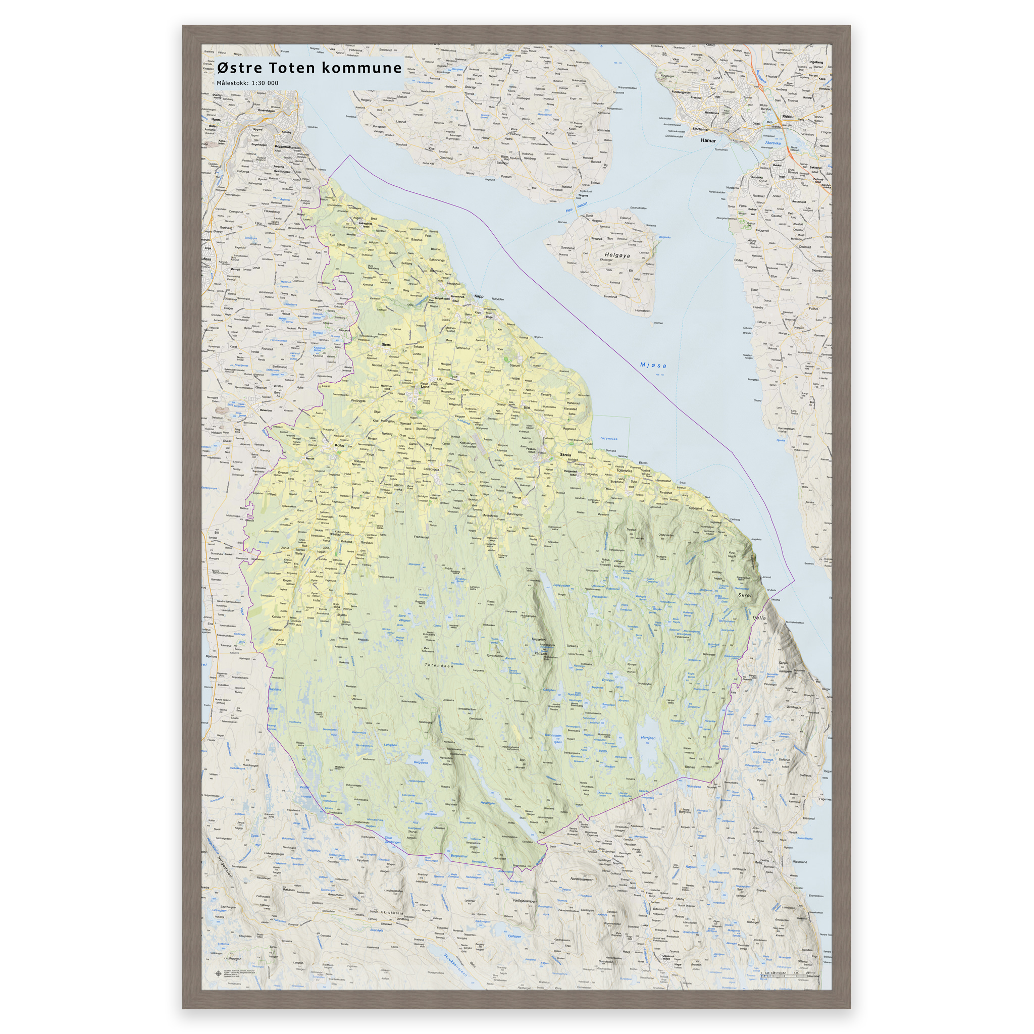 Veggkart – Østre Toten kommune - Bilde 24