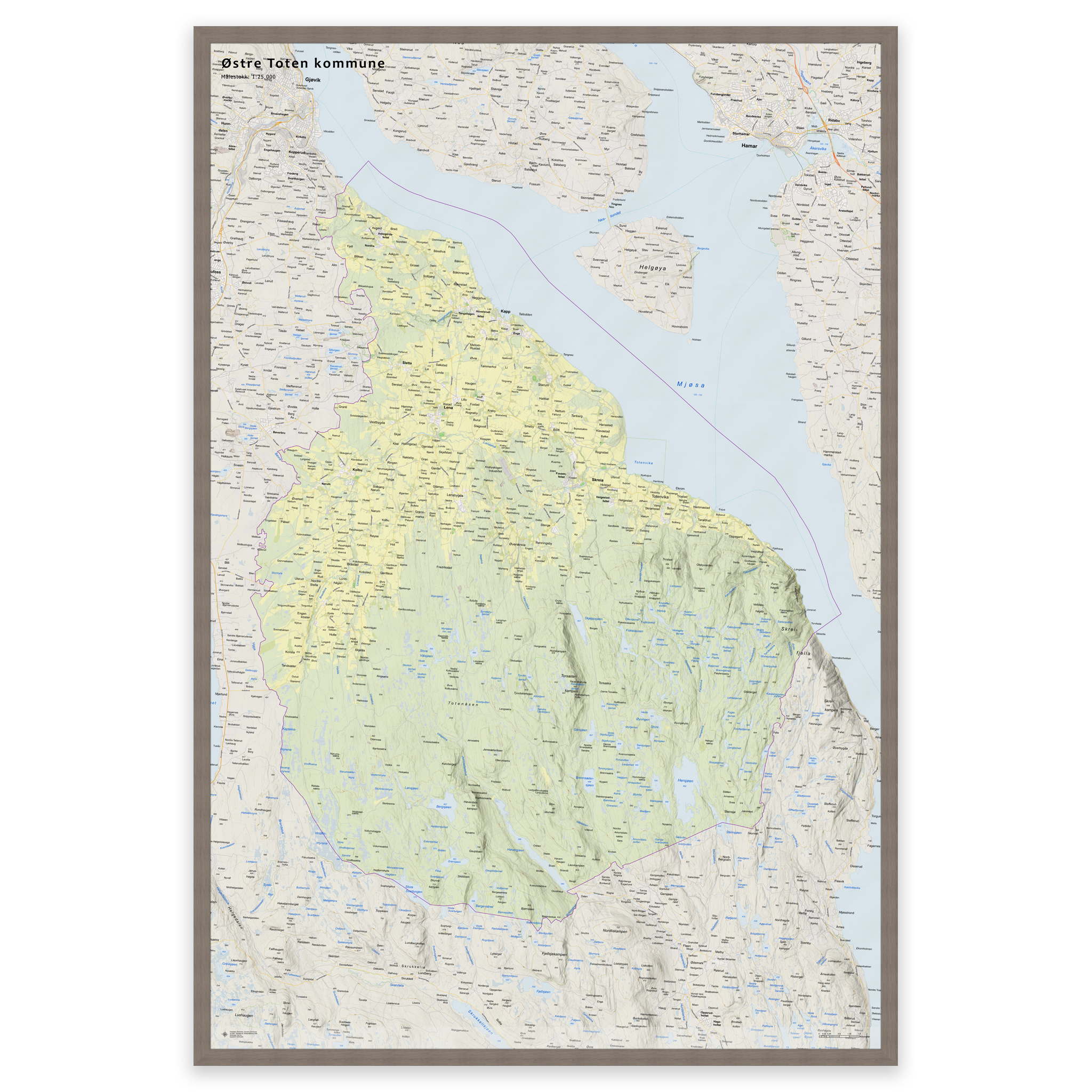 Veggkart – Østre Toten kommune - Bilde 19