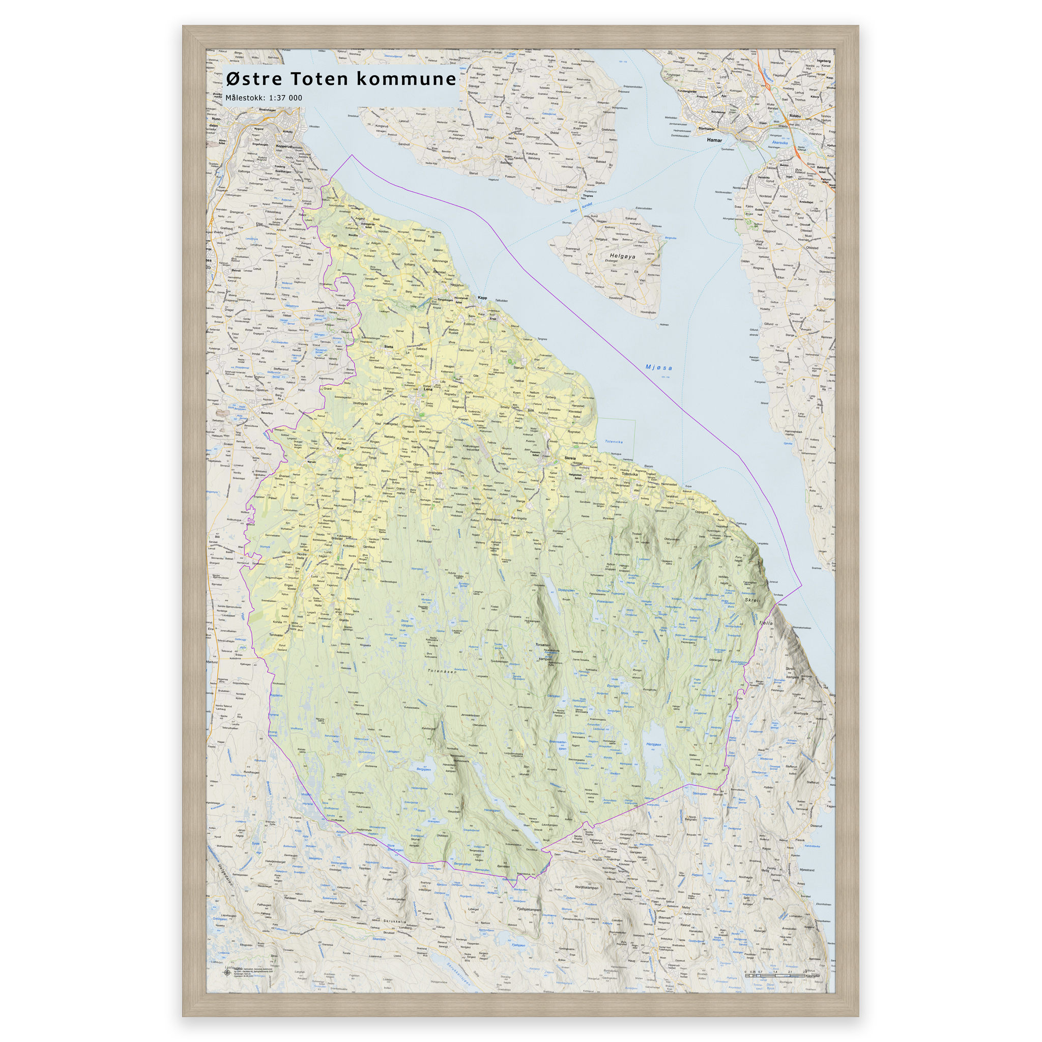 Veggkart – Østre Toten kommune - Bilde 5