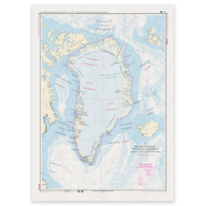 Greenland Chart - G Kalaallit Nunaat - Imartallu avatangiisui (Grønland med omgivende farvande) Greenland with Surrounding Waters WGS-84