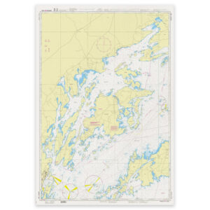 Mockup av offisielt svensk sjøkart SE 6162 Muskö