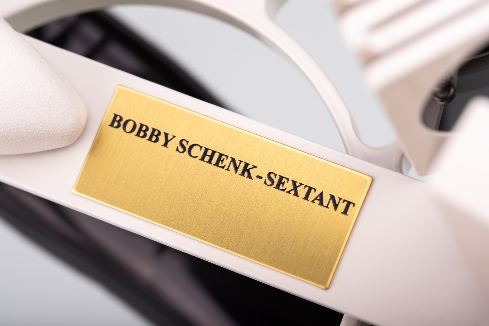 Cassens & Plath Bobby Schenk sextant white – marine sextant for celestial navigation
